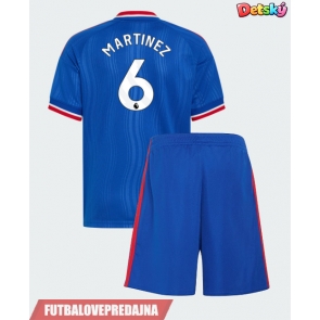 Lacne Dětský Futbalové dres Manchester United Lisandro Martinez #6 2026-27 Krátky Rukáv - Preč (+ trenírky)